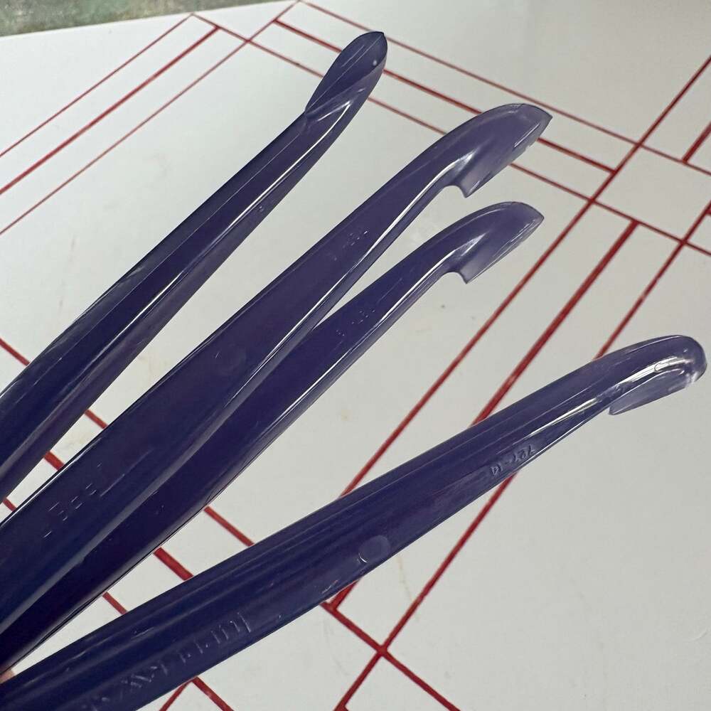 Vintage Tupperware Orange Citrus Peeler Set of 4 Purple Gadgets